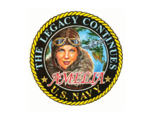 Amelia navy logo