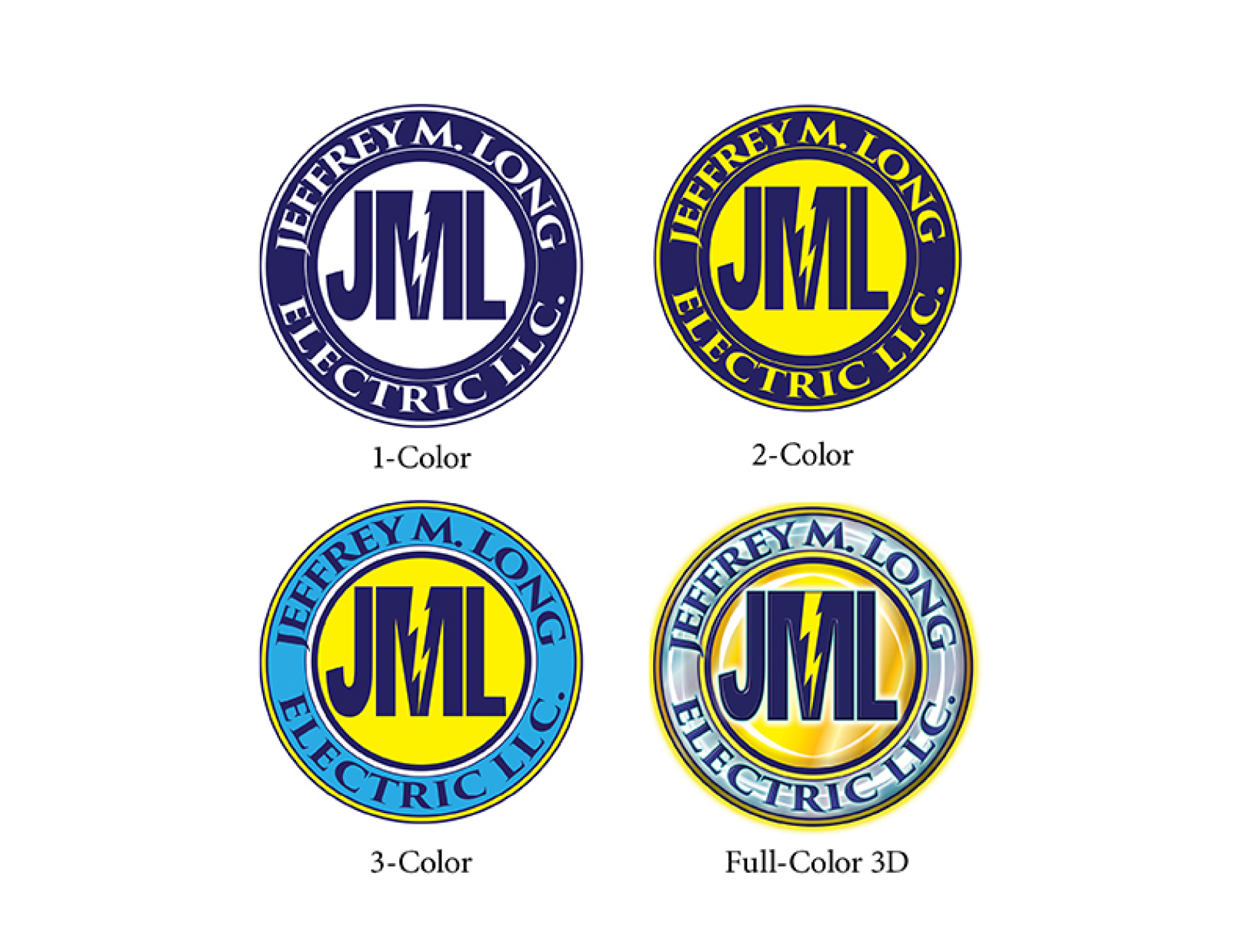 eric ayers jml electric logo variations