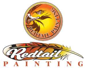 Redtail painting logo varieties