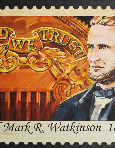 eric ayers - in god we trust 29-cent us postage stamp proposal